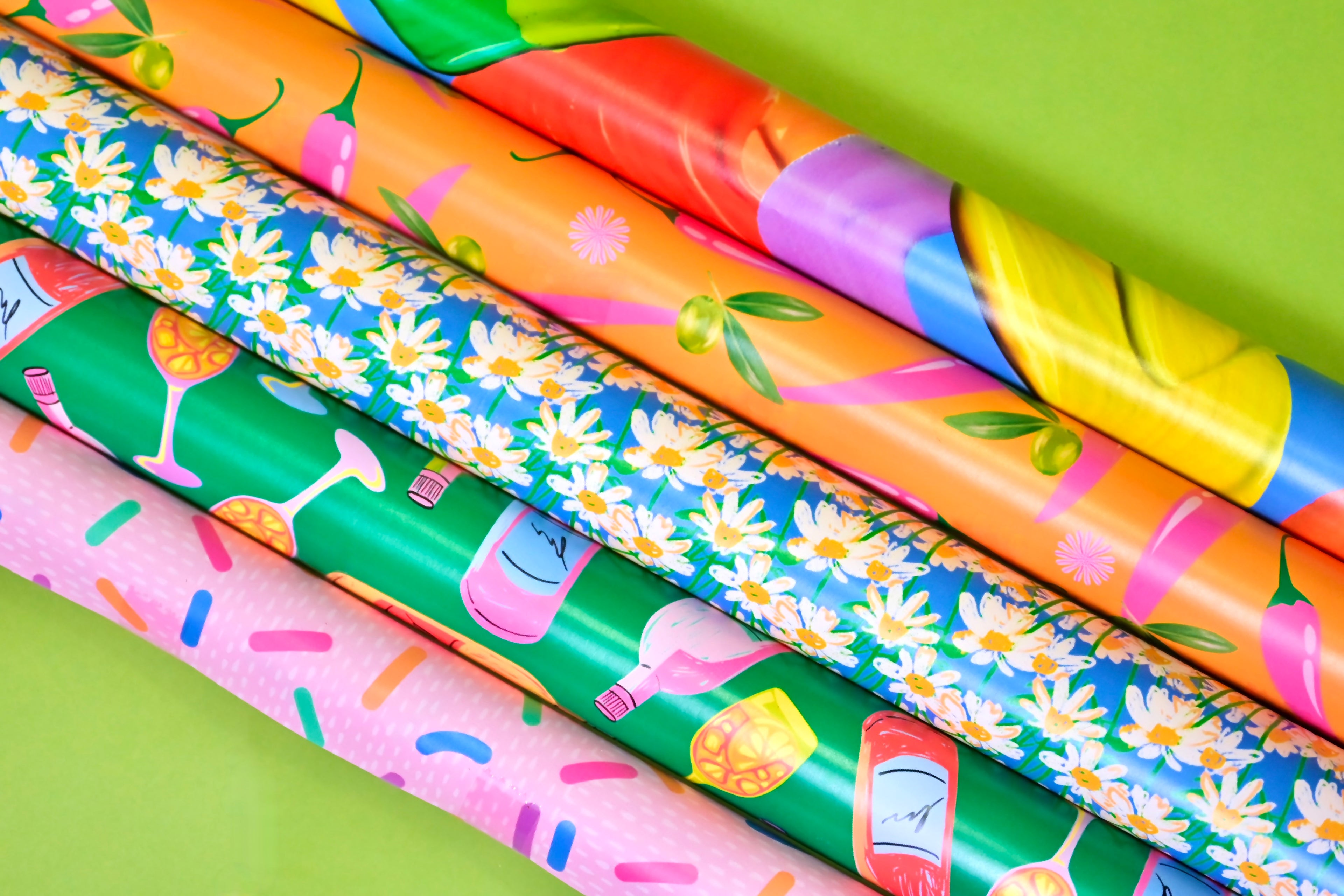 Glitter Ccrumb Wrapping Papers